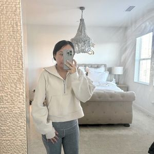 Lululemon Scuba oversized Funnel neck half zip